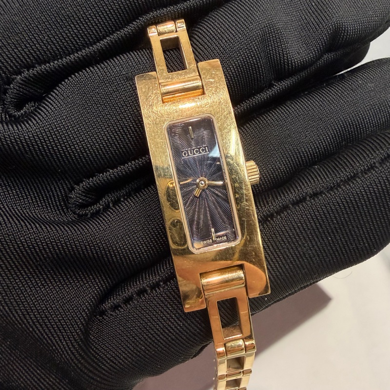 Gucci 中古石英金色女錶 O730-11