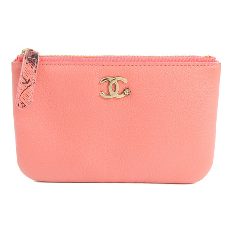 CHANEL 牛皮皮革Coin/Card Case零錢包/卡片套