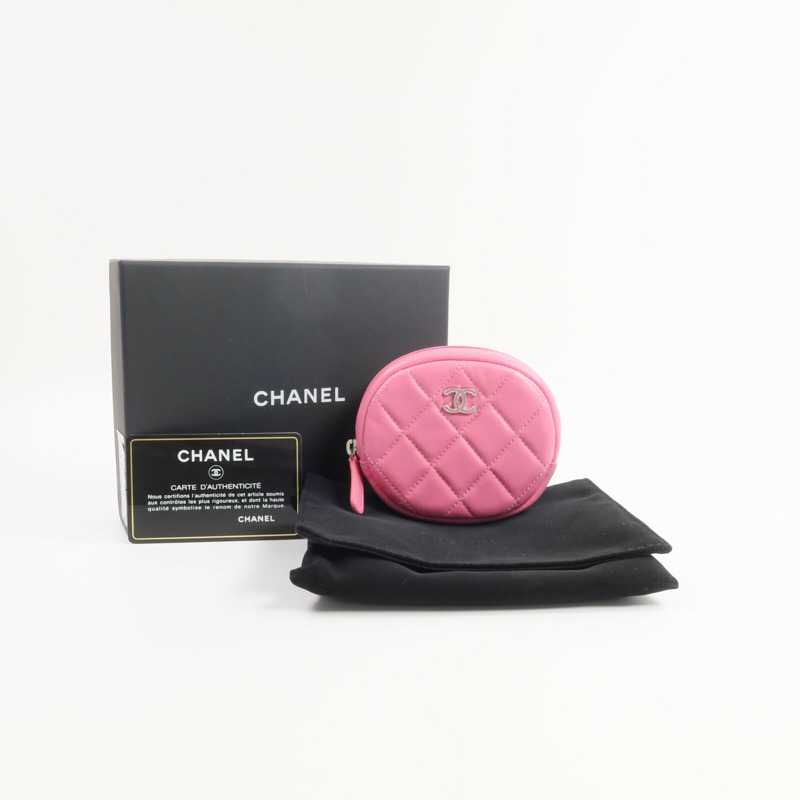 CHANEL 羊皮皮革Coin Purse零錢包-15