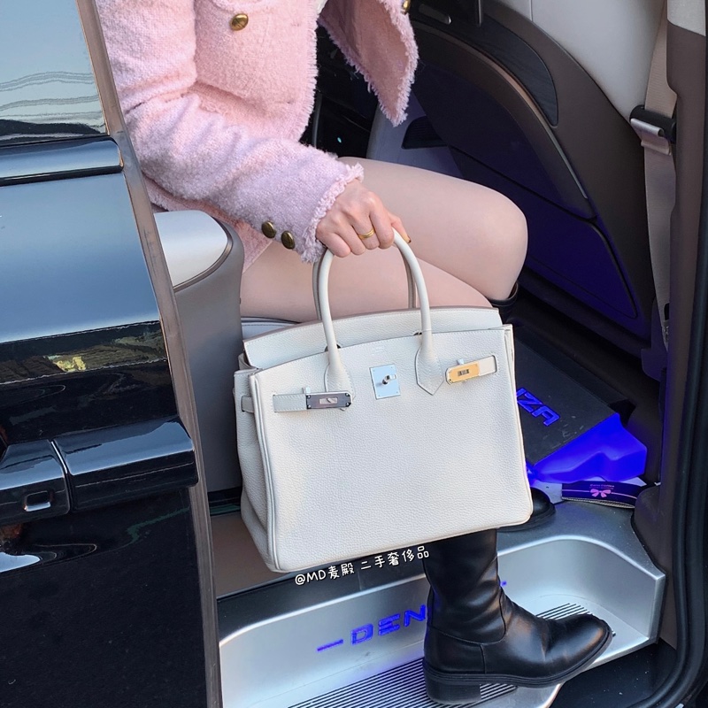【已售出】 Hermes Birkin35 愛馬仕 鉑金包 白雪公主-5
