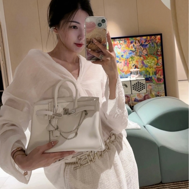 【已售出】 Hermes Birkin35 愛馬仕 鉑金包 白雪公主-9