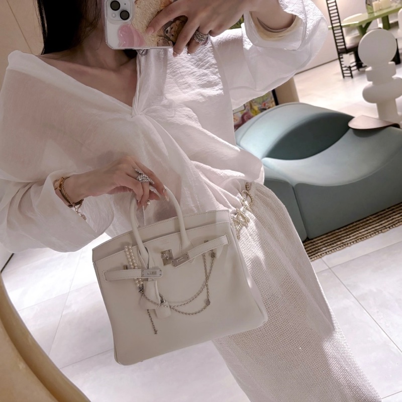 【已售出】 Hermes Birkin35 愛馬仕 鉑金包 白雪公主-26