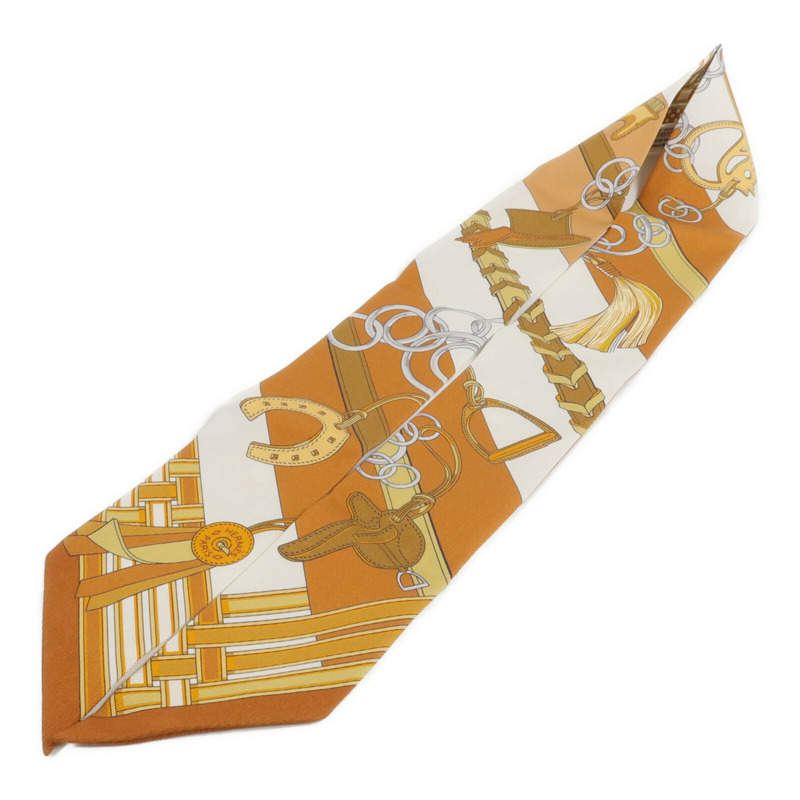 HERMES 絲質Twilly絲巾-2