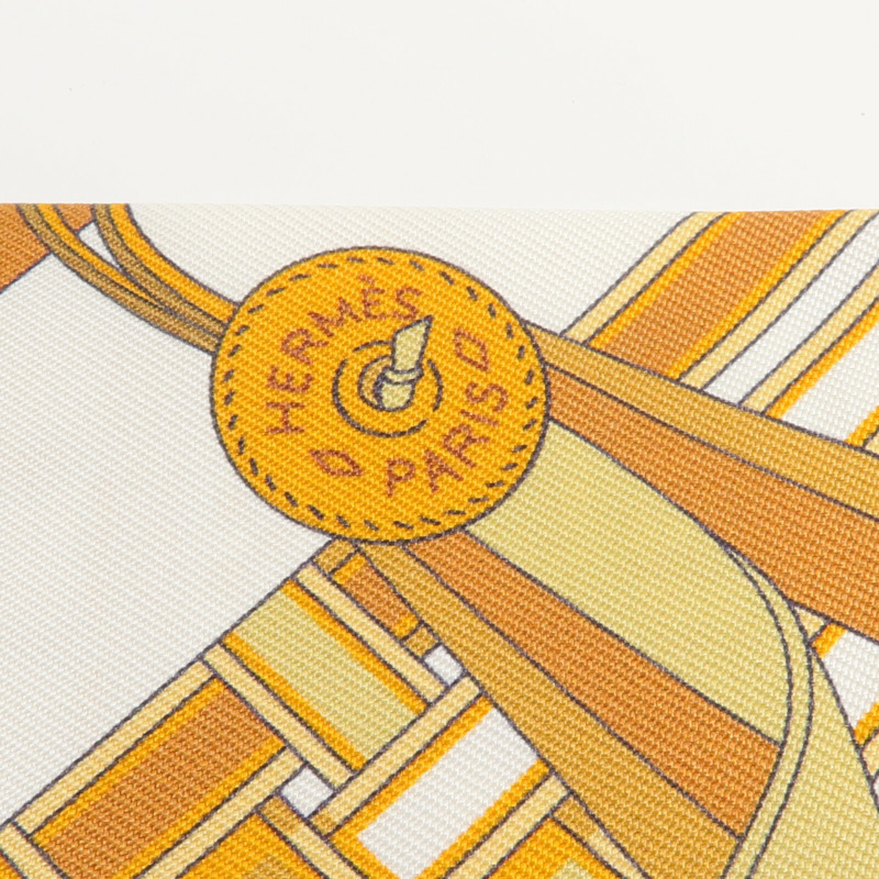 HERMES 絲質Twilly絲巾-4