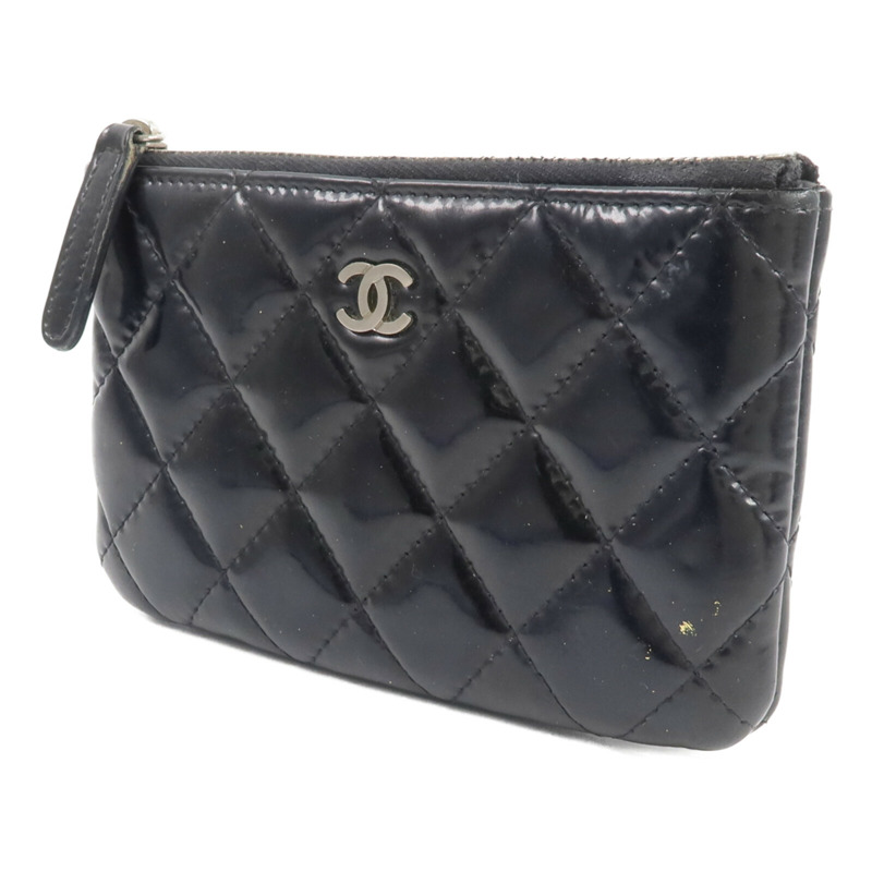 CHANEL 漆皮皮革Classic Mini O Case零錢包/卡片套-2