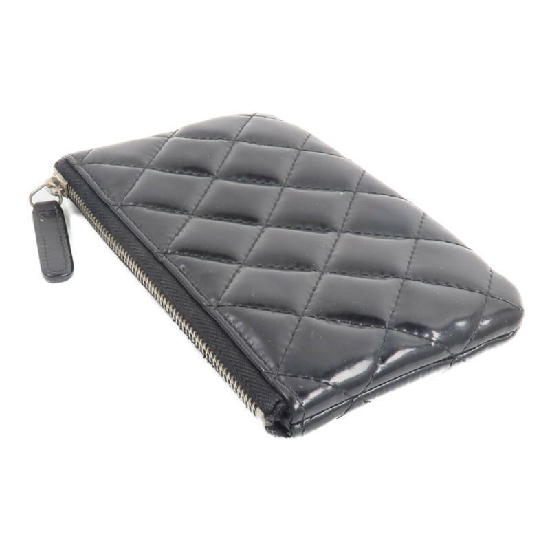 CHANEL 漆皮皮革Classic Mini O Case零錢包/卡片套-4