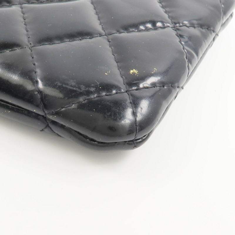 CHANEL 漆皮皮革Classic Mini O Case零錢包/卡片套-6