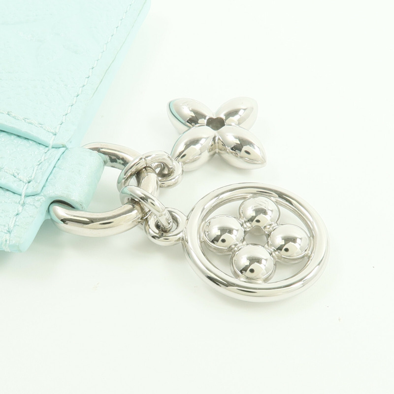 LOUIS VUITTON Monogram Empreinte Lv Charm Card Holder卡片套-12