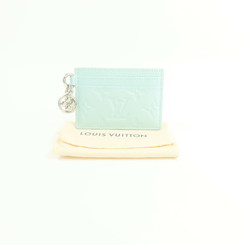 LOUIS VUITTON Monogram Empreinte Lv Charm Card Holder卡片套-13