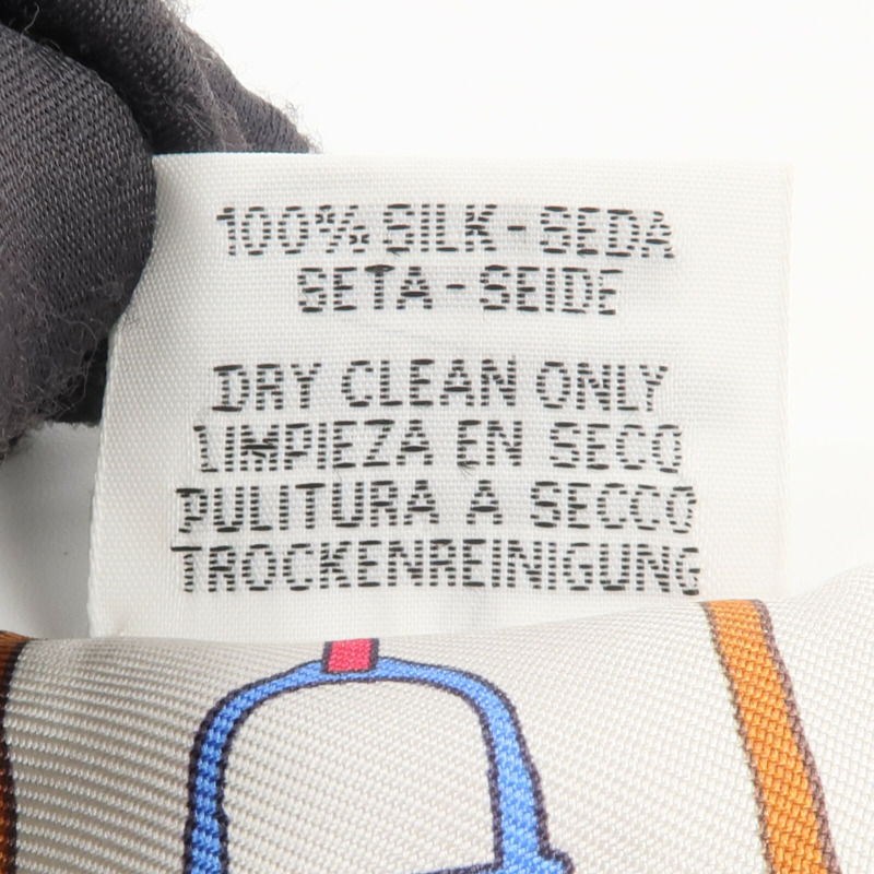 HERMES 絲質Twilly絲巾-7