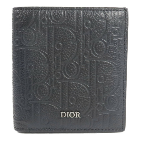 Dior 牛皮皮革Vertical Bifold Wallet錢包
