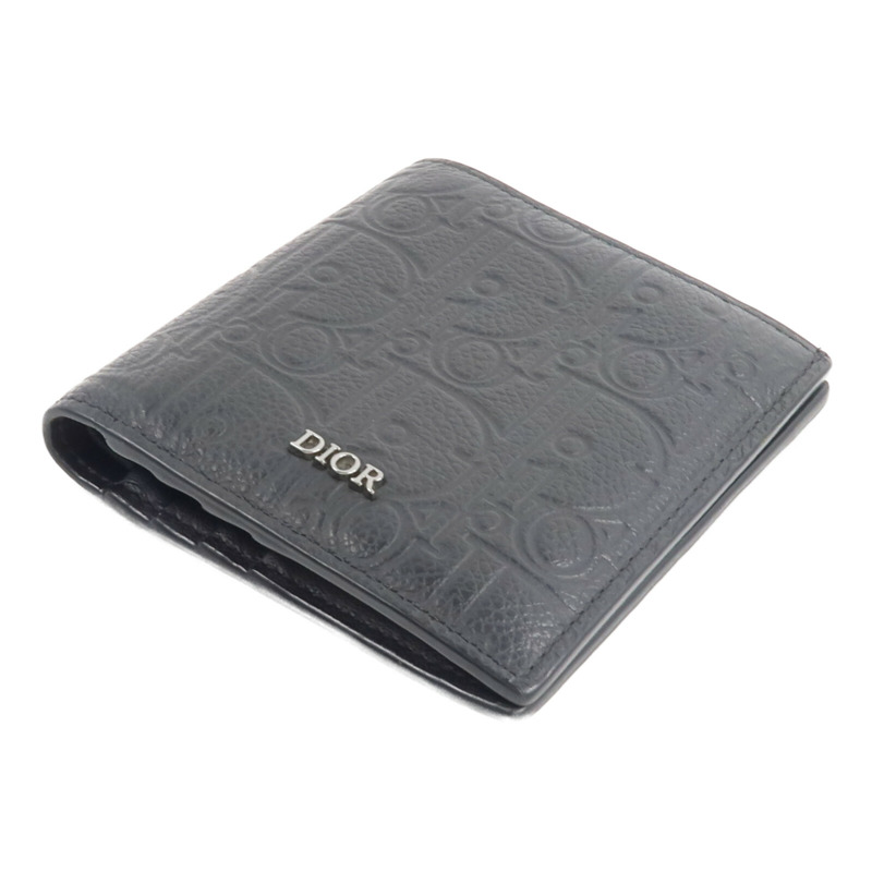 Dior 牛皮皮革Vertical Bifold Wallet錢包-3