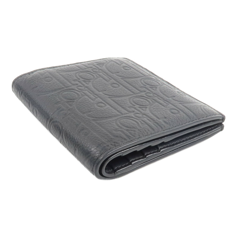 Dior 牛皮皮革Vertical Bifold Wallet錢包-4