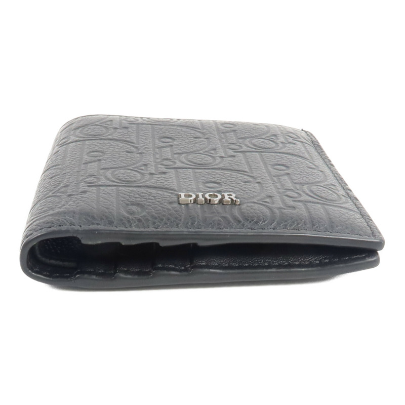 Dior 牛皮皮革Vertical Bifold Wallet錢包-5