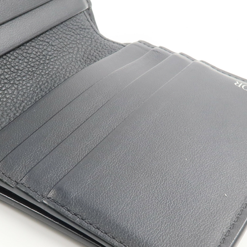 Dior 牛皮皮革Vertical Bifold Wallet錢包-10