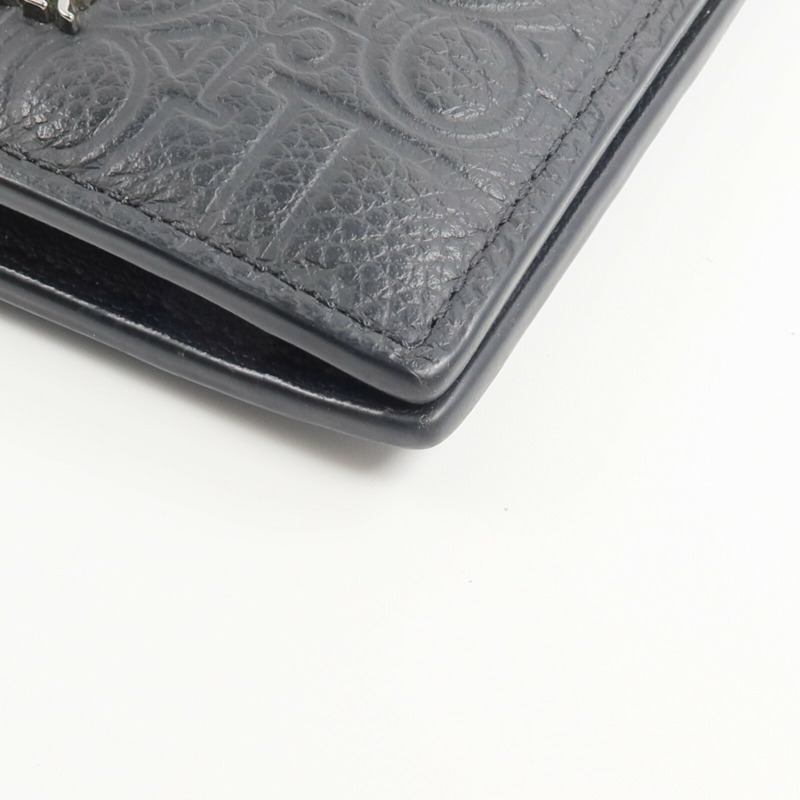 Dior 牛皮皮革Vertical Bifold Wallet錢包-12