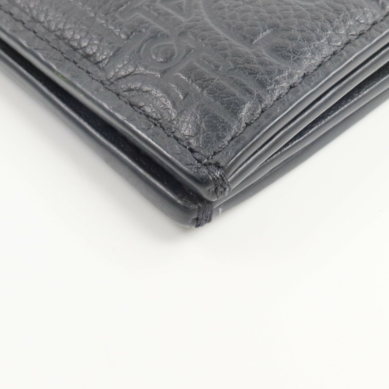 Dior 牛皮皮革Vertical Bifold Wallet錢包-14