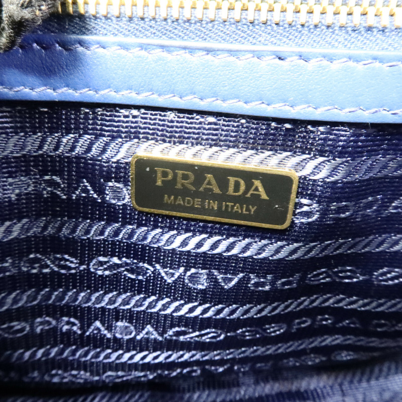 PRADA 牛皮皮革Shoulder Bag鏈帶肩背袋-5