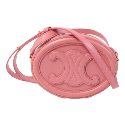 CELINE 牛皮皮革Cuir Triomphe Oval肩背袋
