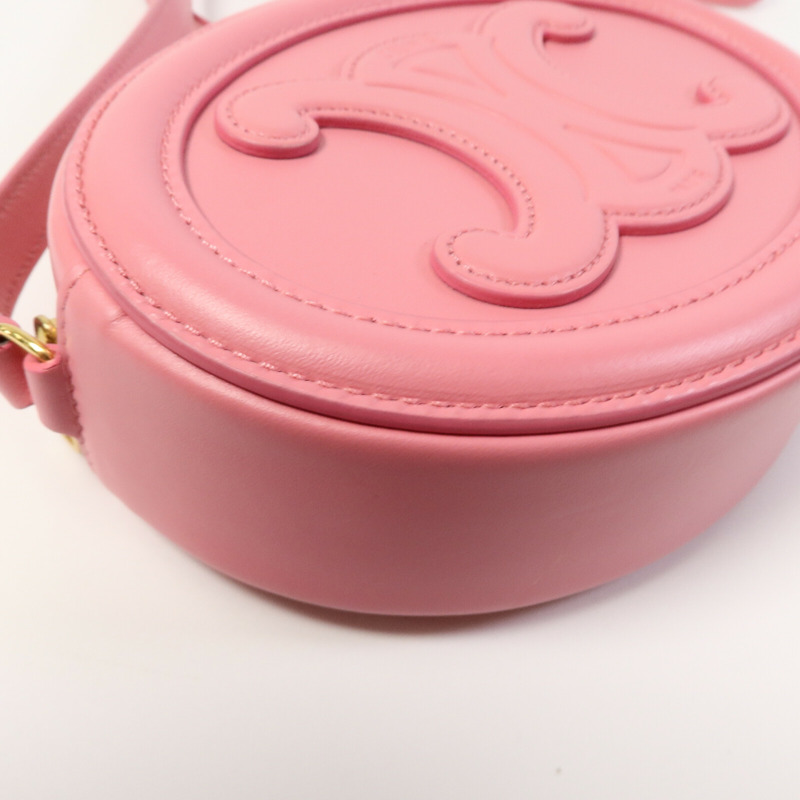 CELINE 牛皮皮革Cuir Triomphe Oval肩背袋-9