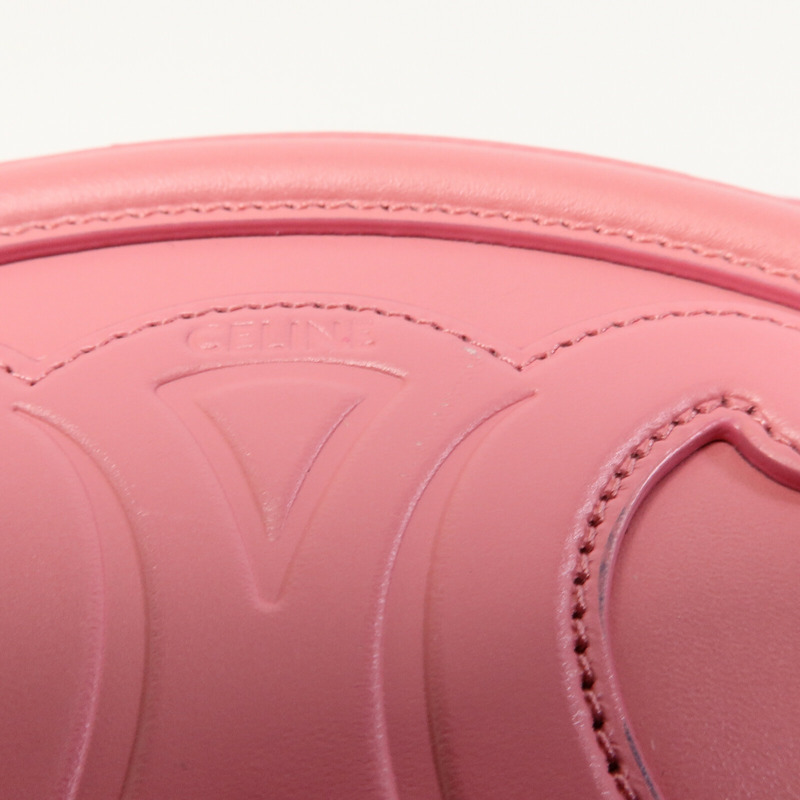 CELINE 牛皮皮革Cuir Triomphe Oval肩背袋-13