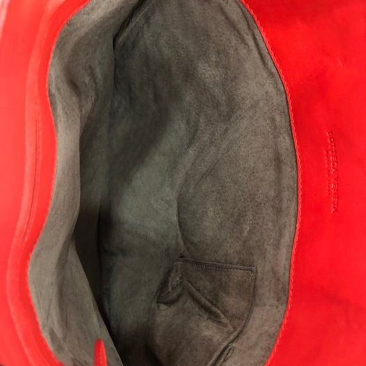 東區正精品㊣ BV BOTTEGA VENETA 紅色編織方形手提包 RZ0541-4