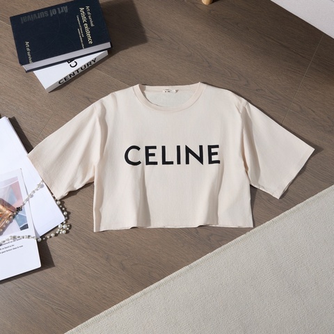 Celine 2022 字母Logo T恤