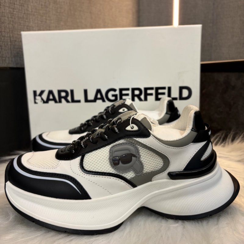 KARL 黑白拚色運動鞋-1
