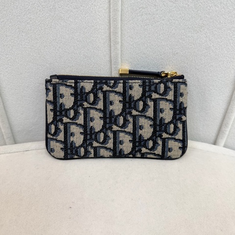 Dior Travel Myrte Oblique 拉鏈鎖匙零錢包 XC481
