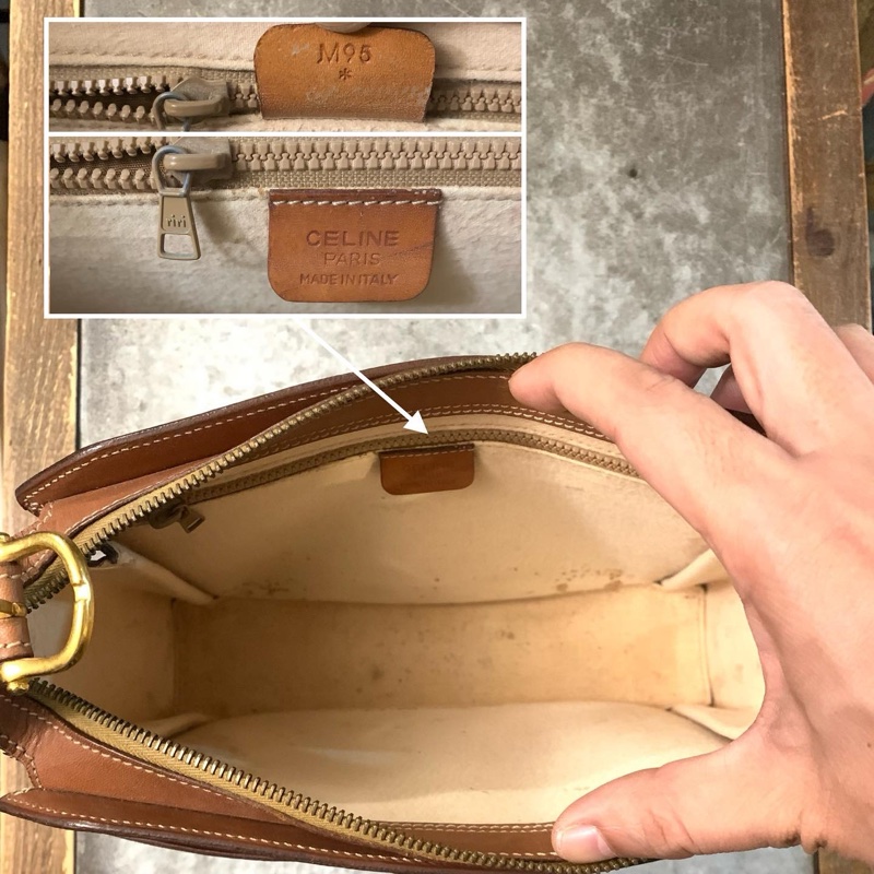 Celine Vintage Monogram Shoulder Bag With Gold Hardware 女裝馬蹄扣老花側/斜孭袋-6