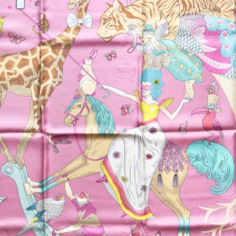 HERMES Hermes Story scarf 90 絲巾-2