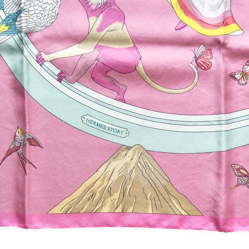 HERMES Hermes Story scarf 90 絲巾-6