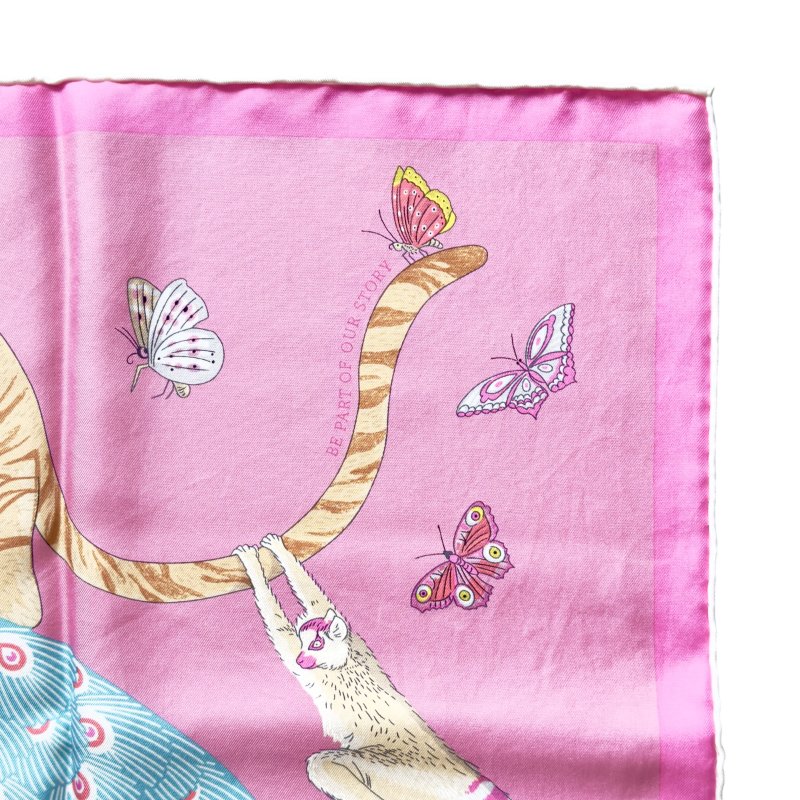 HERMES Hermes Story scarf 90 絲巾-7