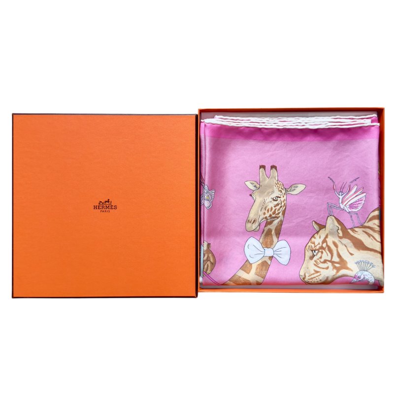 HERMES Hermes Story scarf 90 絲巾-11