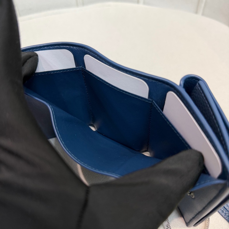 Balenciaga Neo Classic Petrol Blue 三折短夾 XC506-14