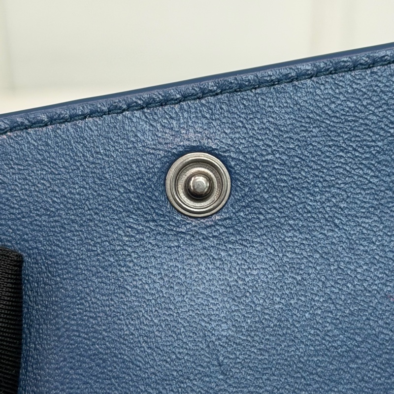 Balenciaga Neo Classic Petrol Blue 三折短夾 XC506-16