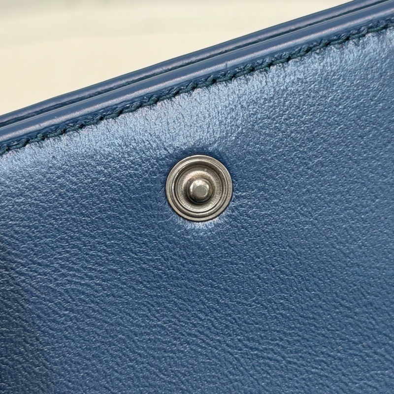 Balenciaga Neo Classic Petrol Blue 三折短夾 XC506-26