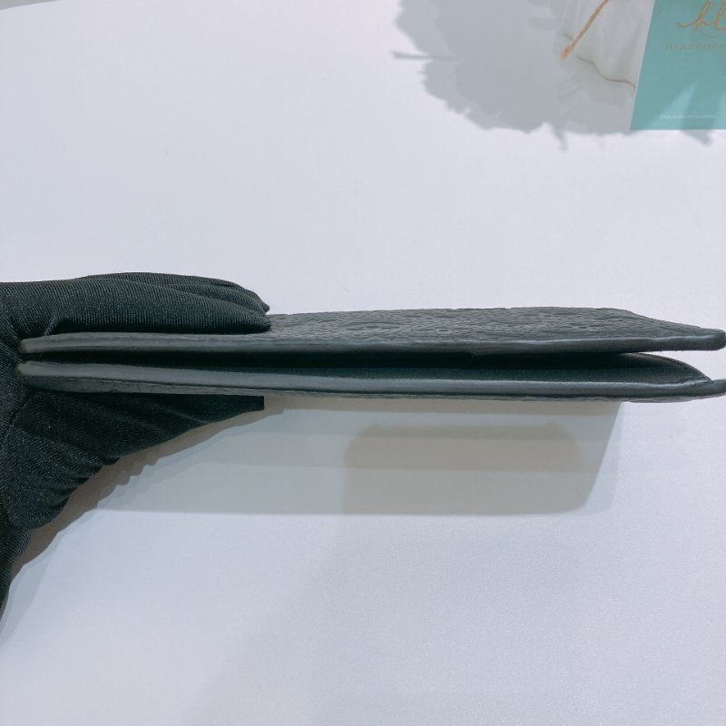 TW4862 Louis Vuitton 路易威登 全黑 長款錢包 皮革压印M69038 Brazza Wallet Monogram Shadow Leather Black-3