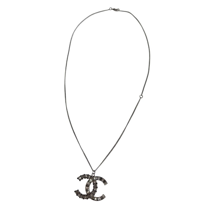 CHANEL CC 水鑽 頸鏈-1