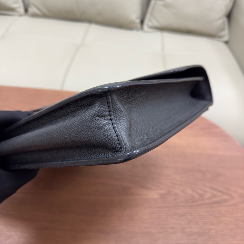 路易威登LOUIS VUITTON 男士公文包38cm 黑色銀扣 鑰匙在-6