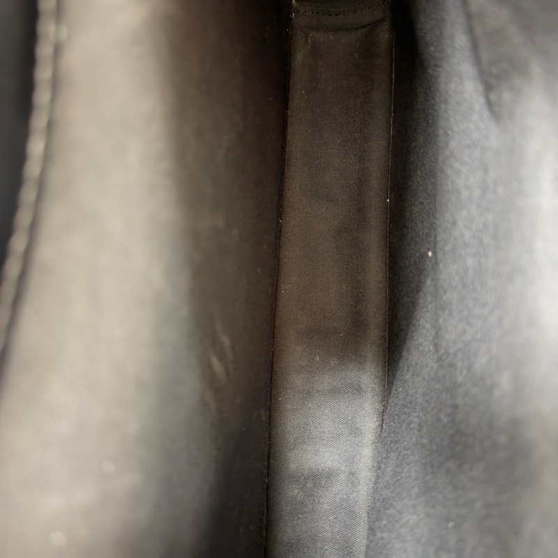 路易威登LOUIS VUITTON 男士公文包38cm 黑色銀扣 鑰匙在-12