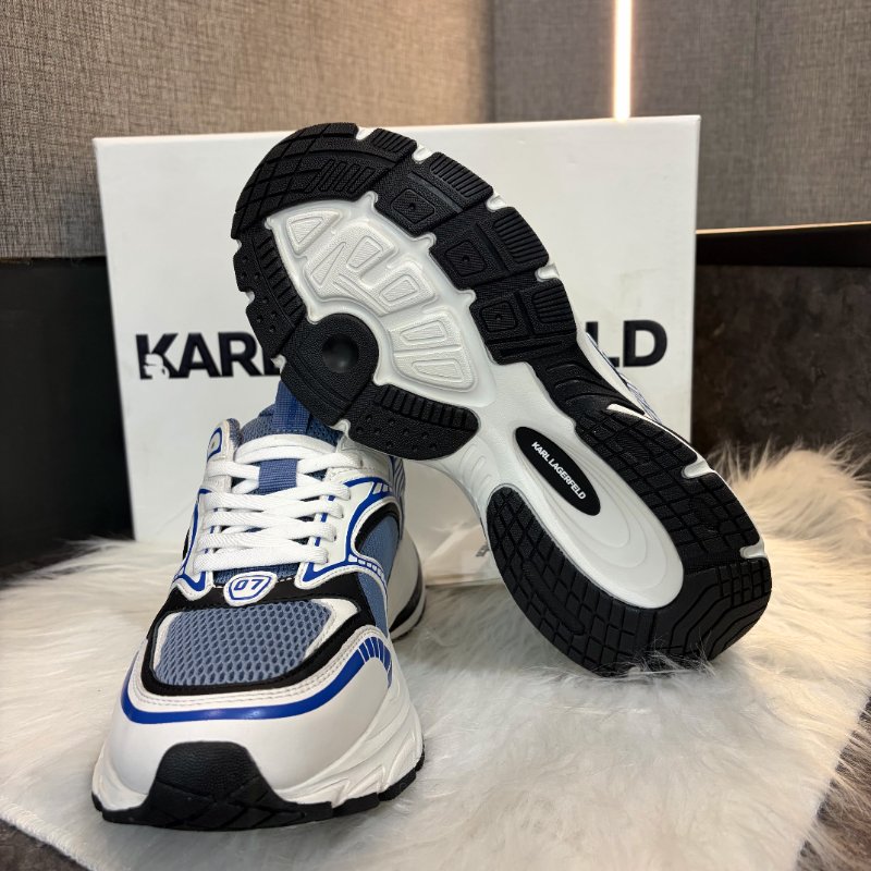 KARL 編織藍灰色運動鞋-4
