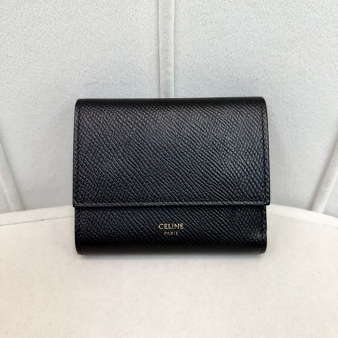 CELINE 牛皮Trifold Wallet 三折短夾 XB826