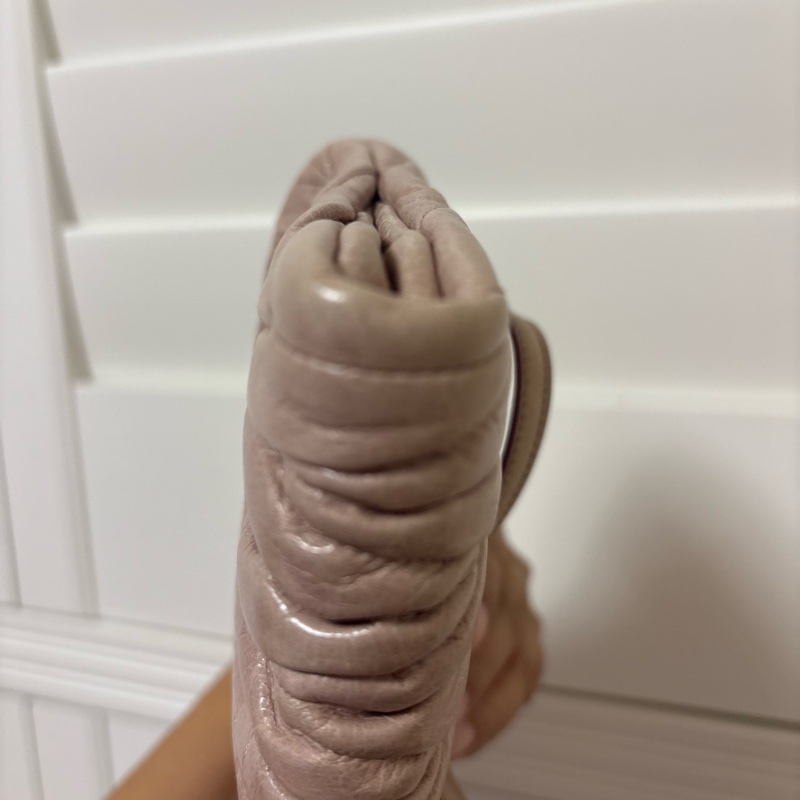 Vintage Miu Miu Matelassé Lux RP0380 皺皺包_粉-4