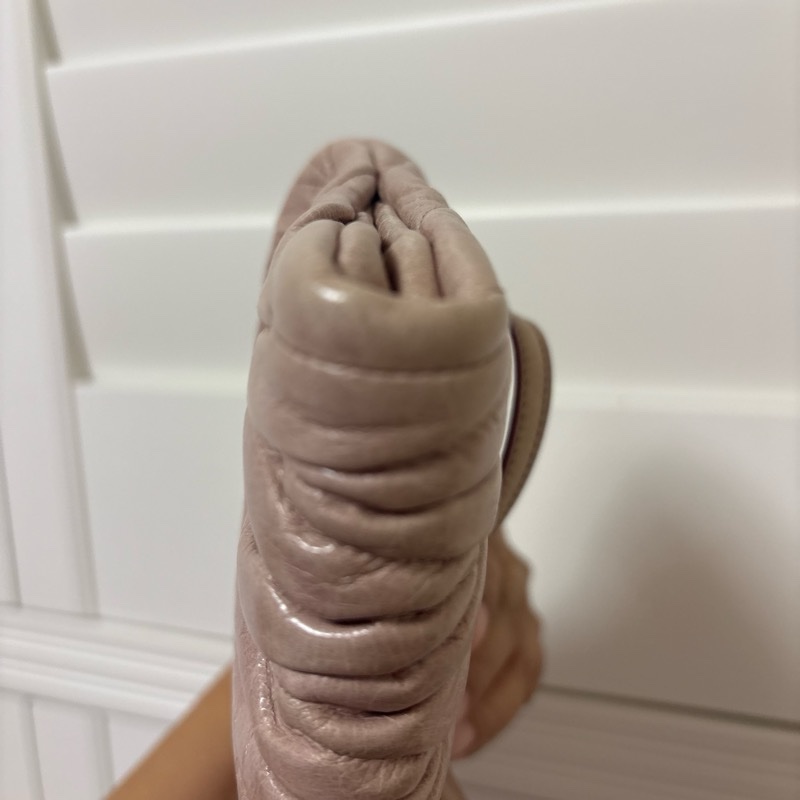 Vintage Miu Miu Matelassé Lux RP0380 皺皺包_粉-9