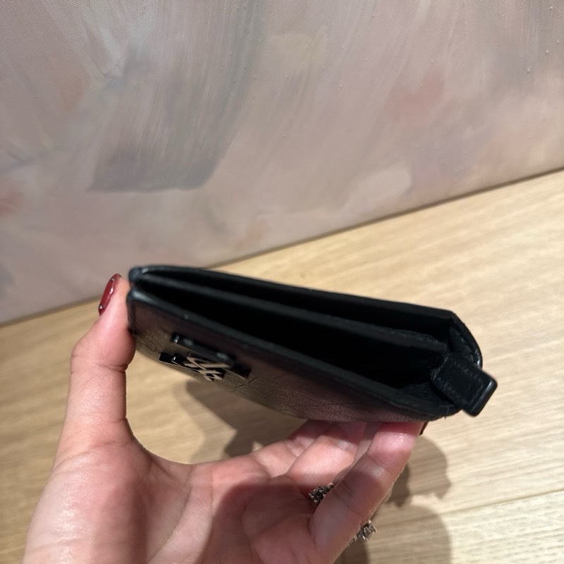 YSL 男士長夾 黑LoGo女生可用-2