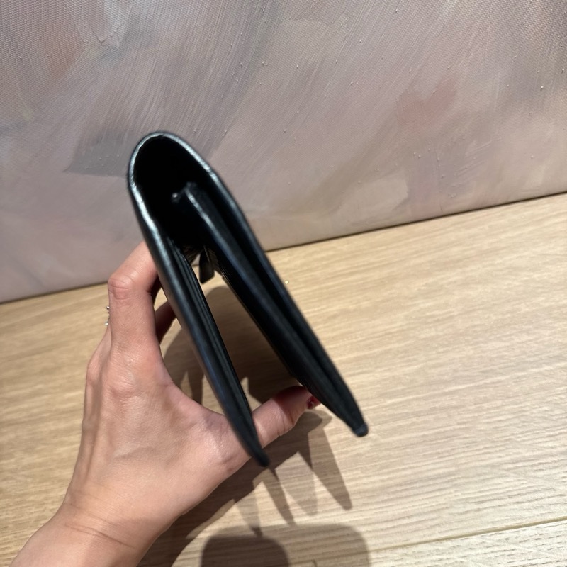 YSL 男士長夾 黑LoGo女生可用-3