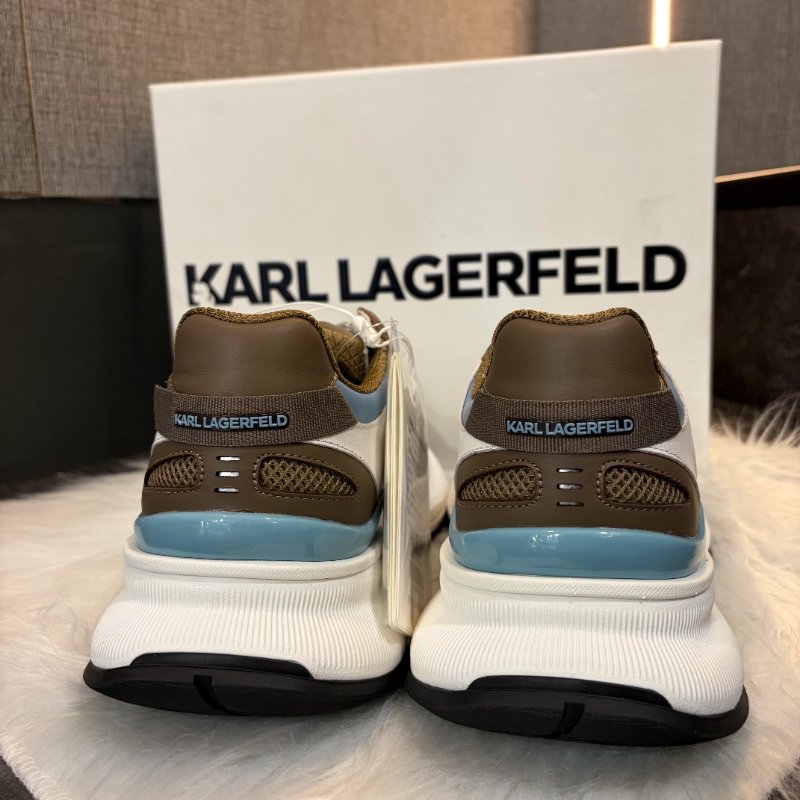 KARL 咖啡拚色運動鞋-3