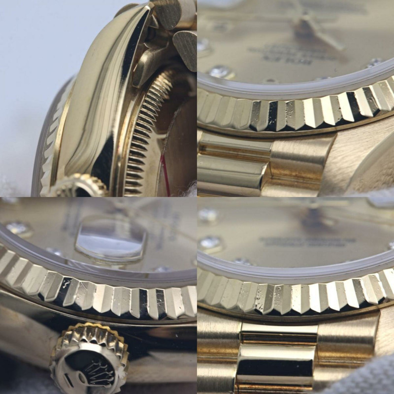 勞力士 Datejust 10P 鑲鑽 69178G 女士腕錶 18K 黃金 40367-7