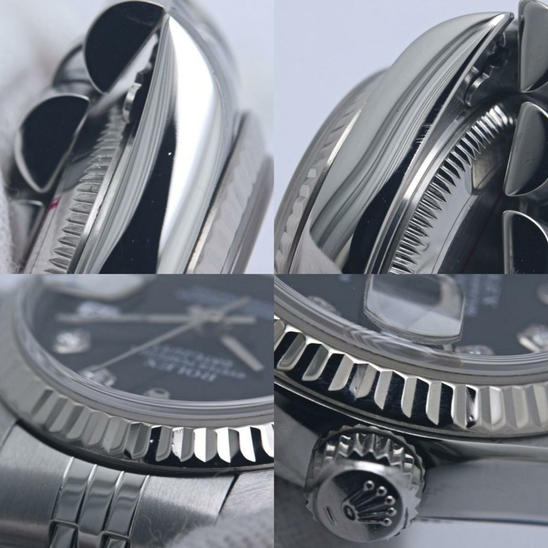 勞力士 Datejust 10P 鑲鑽 79147G 女士腕錶 18K 白金 x 不鏽鋼 40373-7